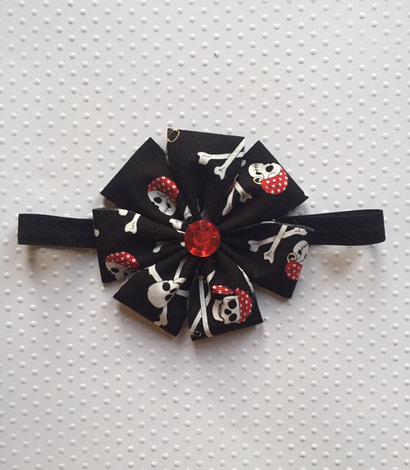 Pirate Flower Headband