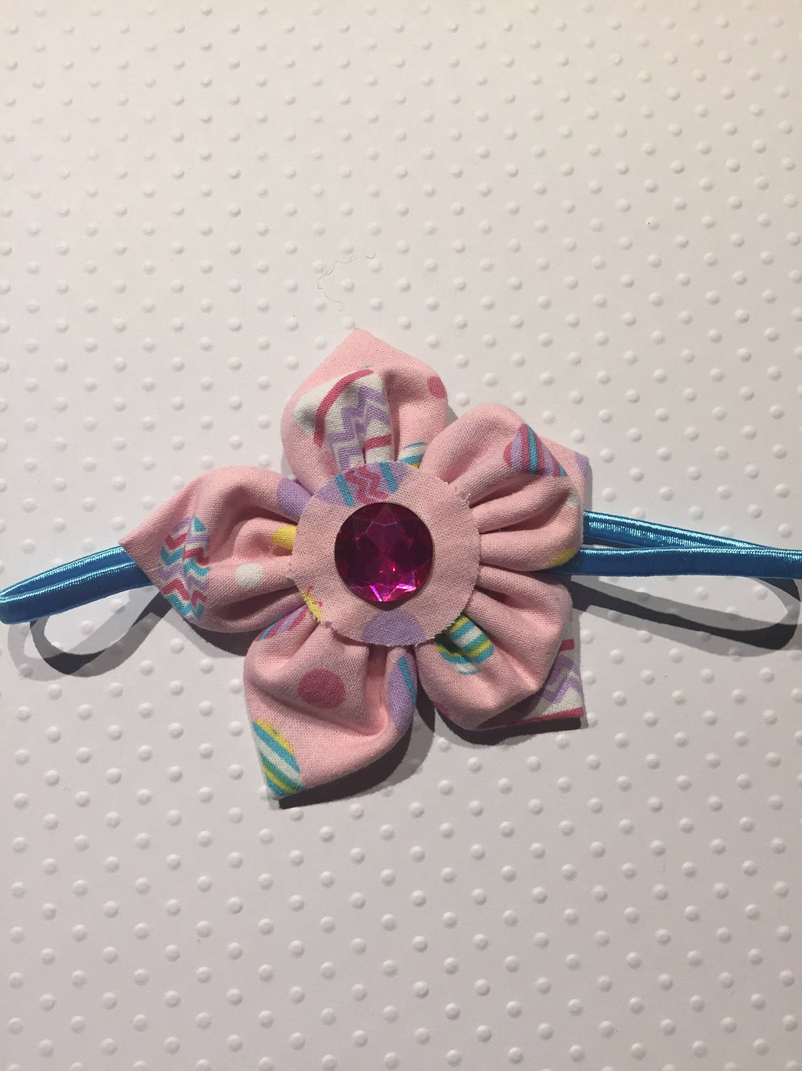 Easter Eggs Fabric Flower Headband