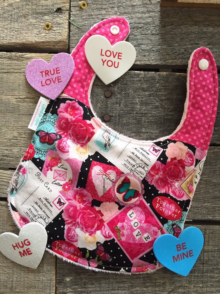 Valentine's Day bib- infant size