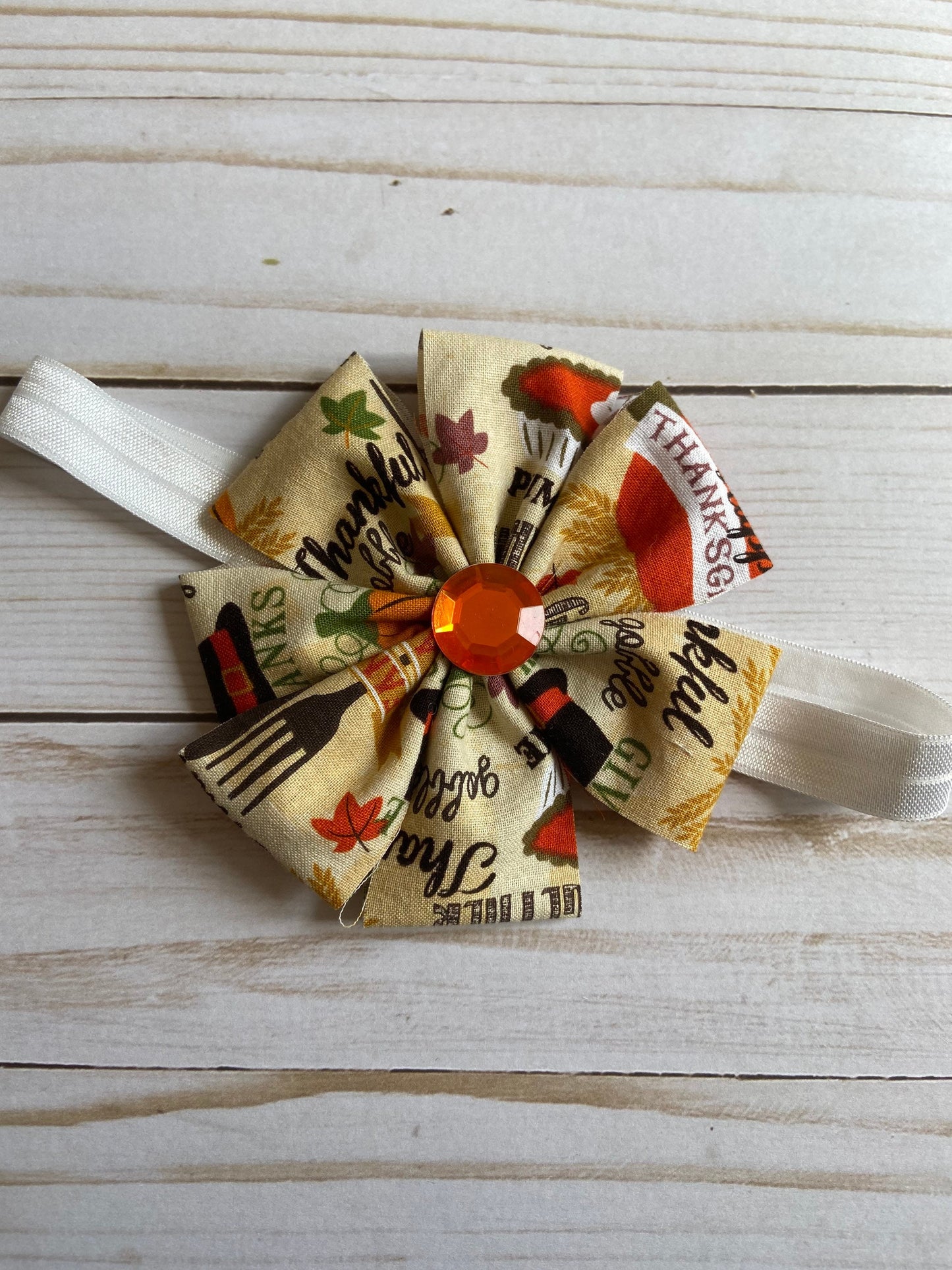Thanksgiving Flower Headband