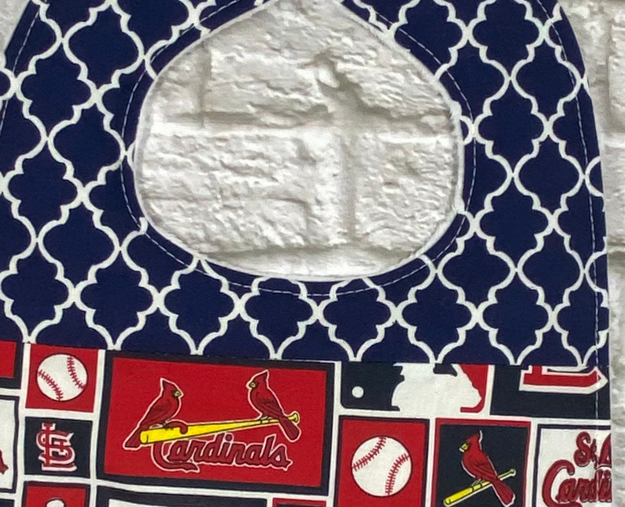 St Louis Cardinals Baseball Toddler Bib (fits up to 24 months)