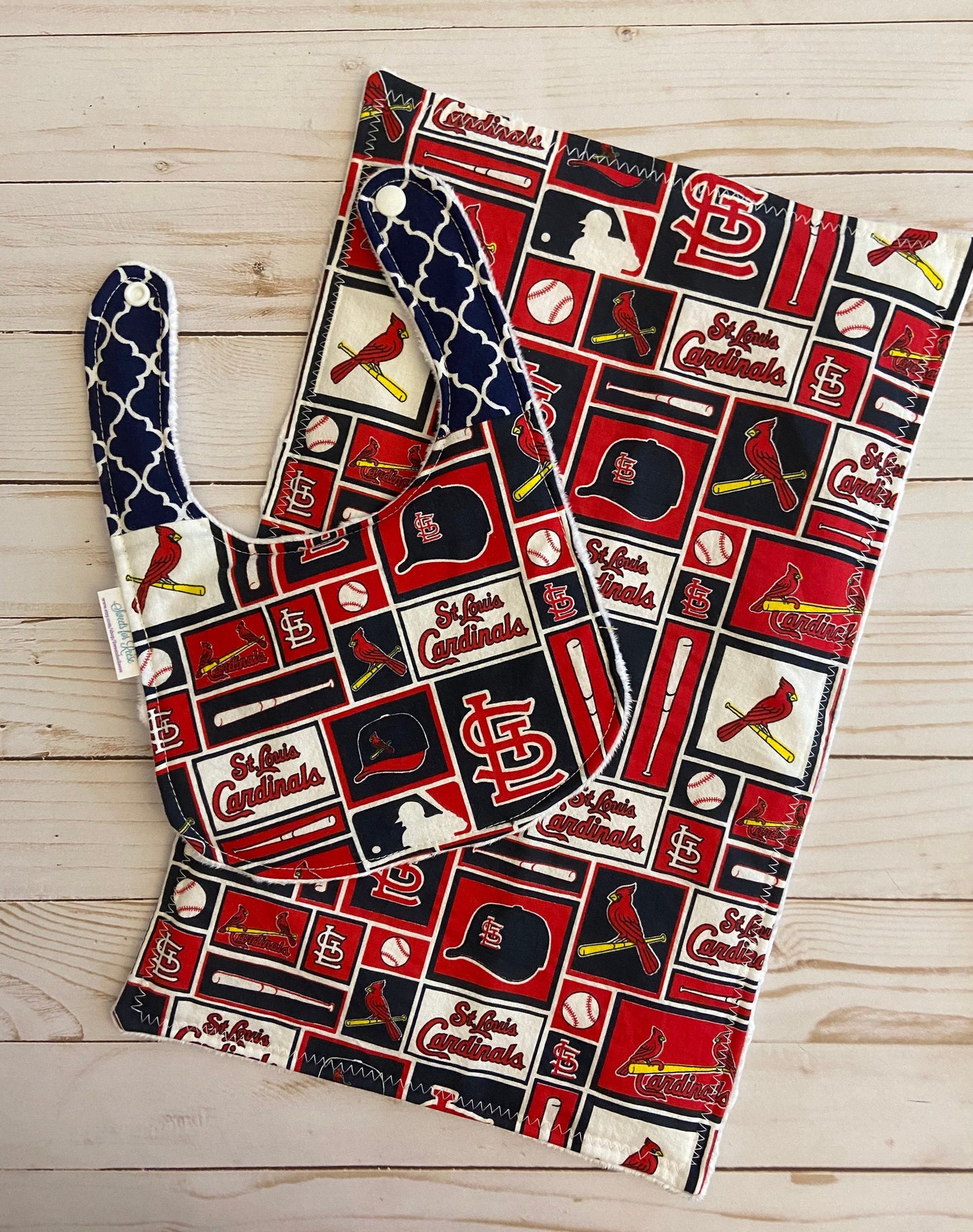 St. Louis Cardinals Burp Cloth and Bib