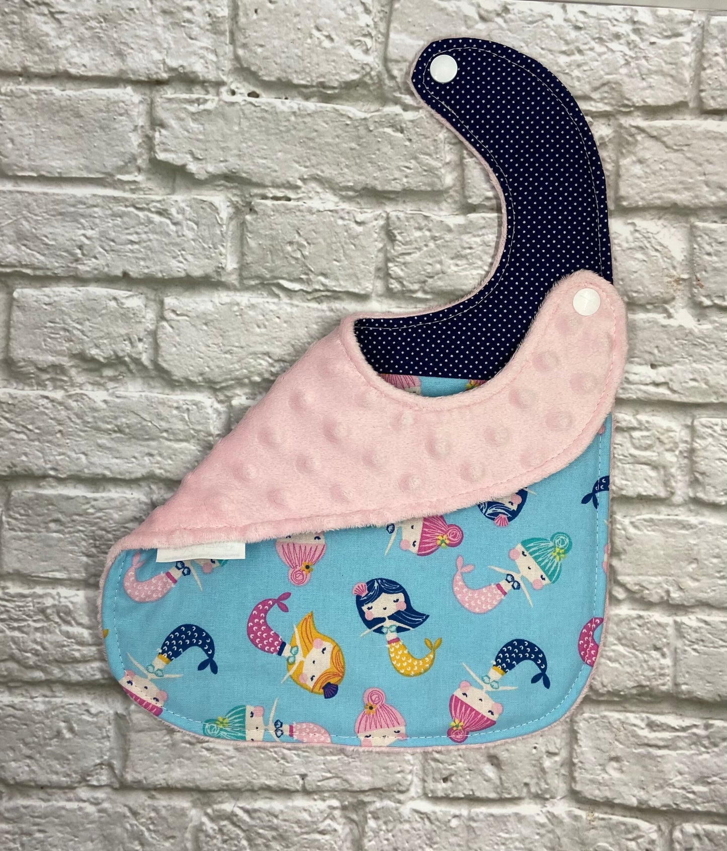 Mermaids Toddler Bib (fits up to 24 months)