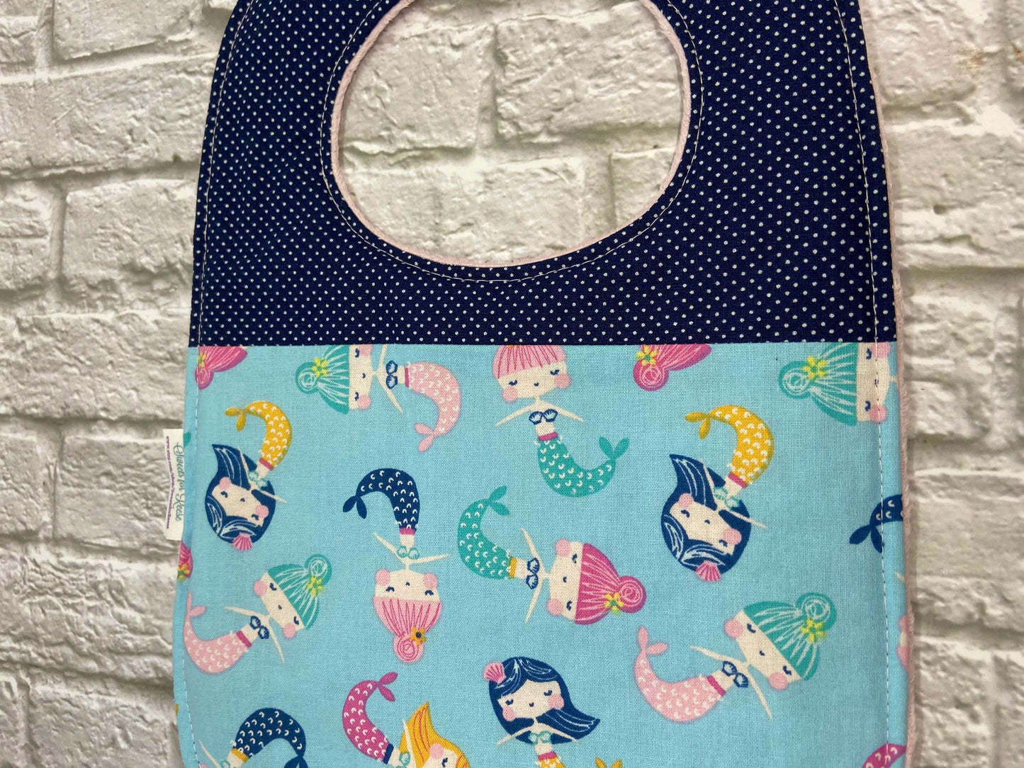 Mermaids Toddler Bib (fits up to 24 months)