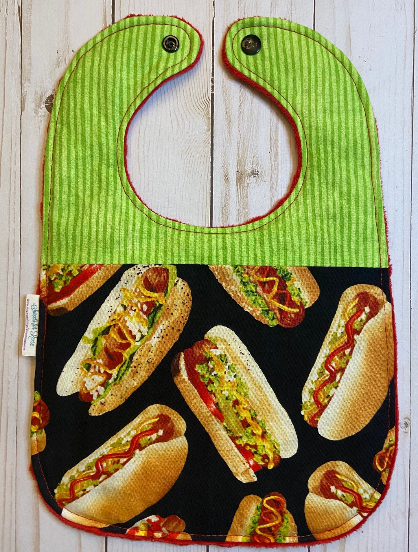 Hot Dogs Bib (fits up to 24 months)