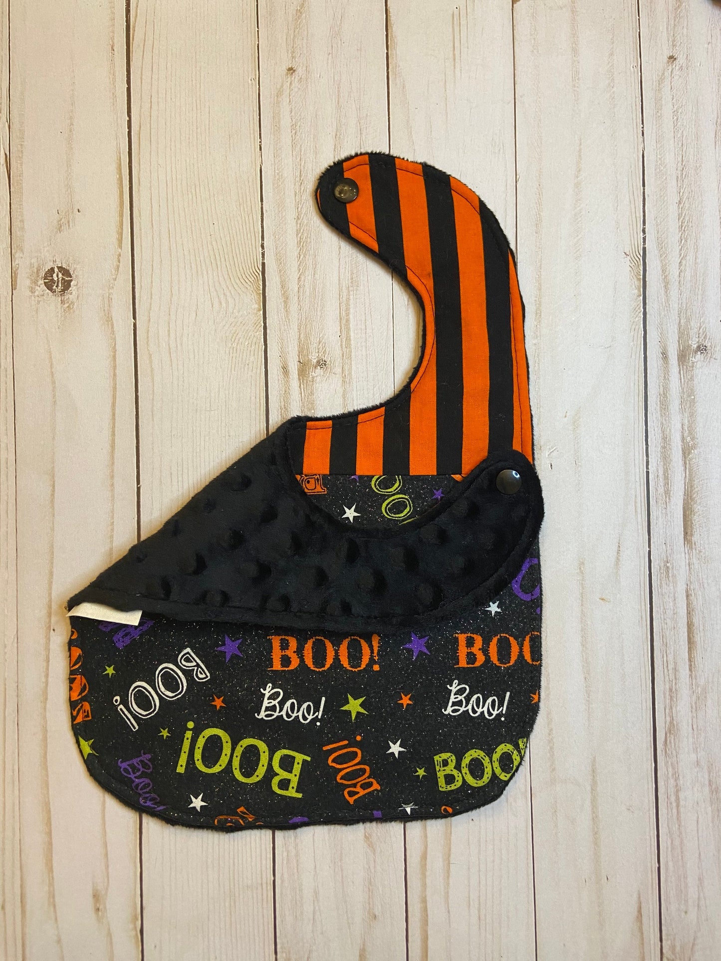 Halloween Boo Toddler Bib (fits up to 24 months)