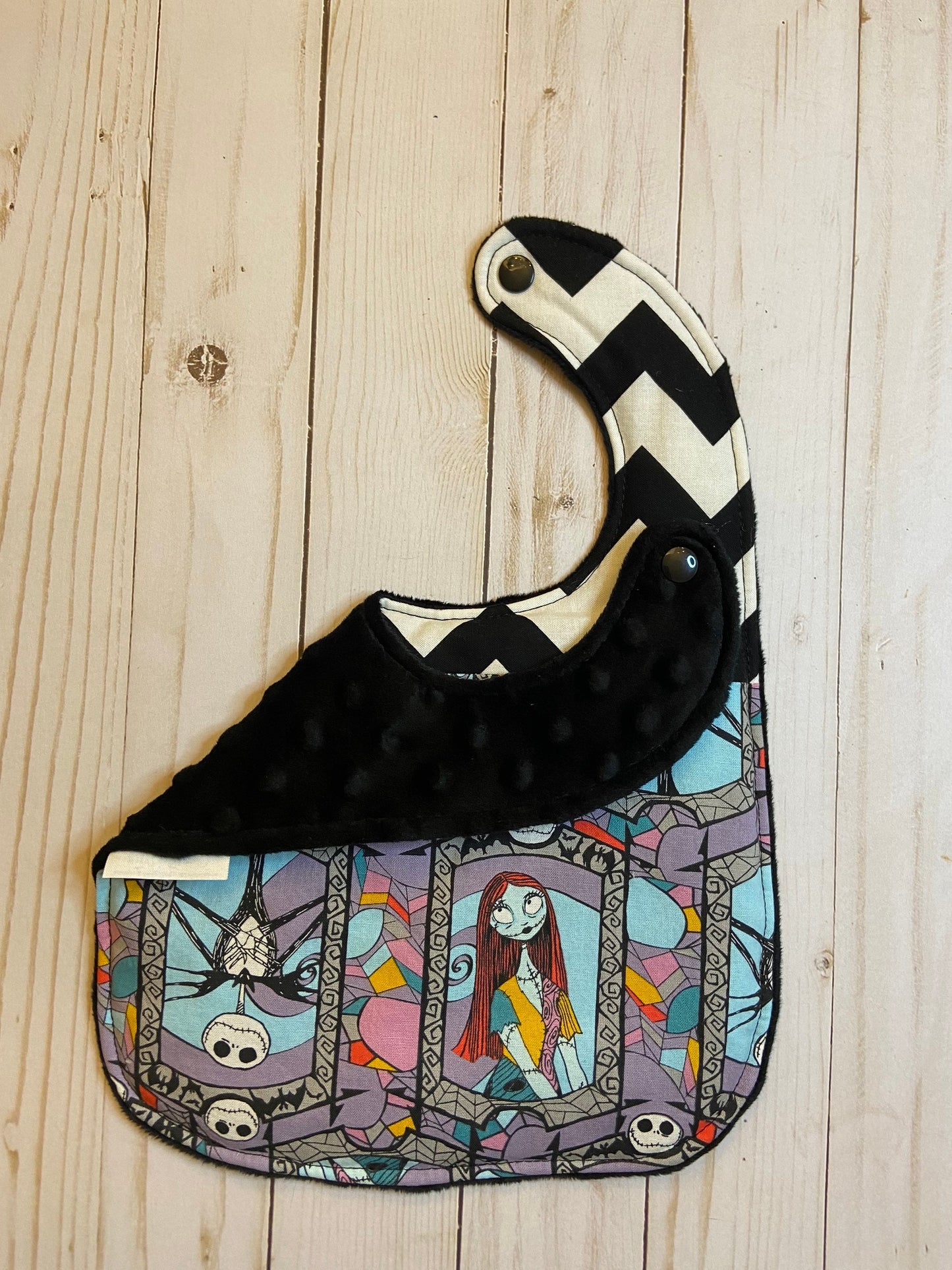 Nightmare Before Christmas Toddler Bib (fits up to 24 months)