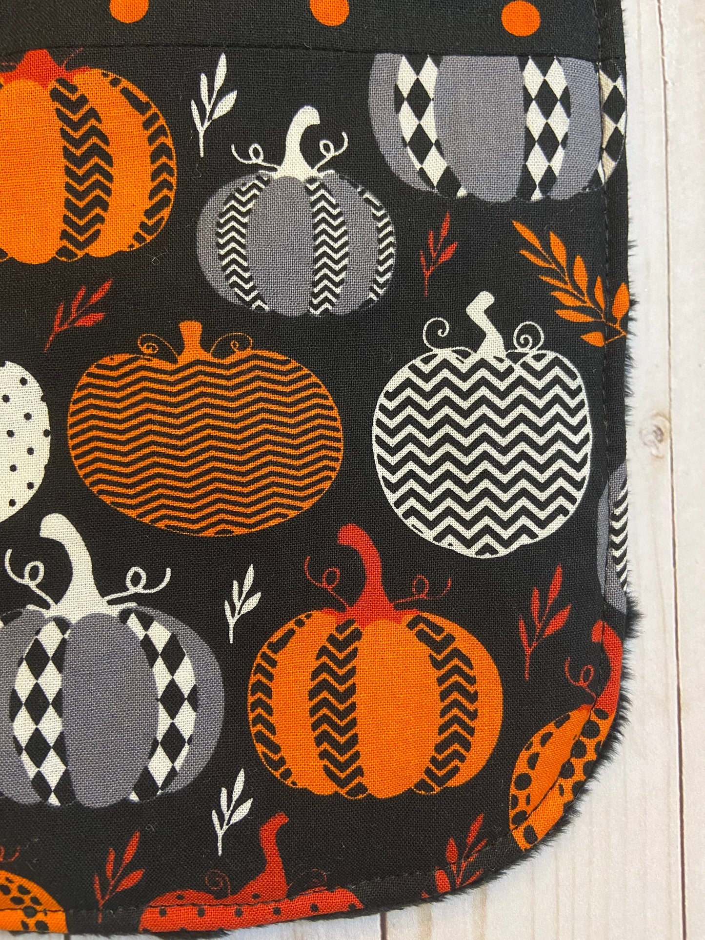 Halloween Pumpkins Toddler Bib (fits up to 24 months)