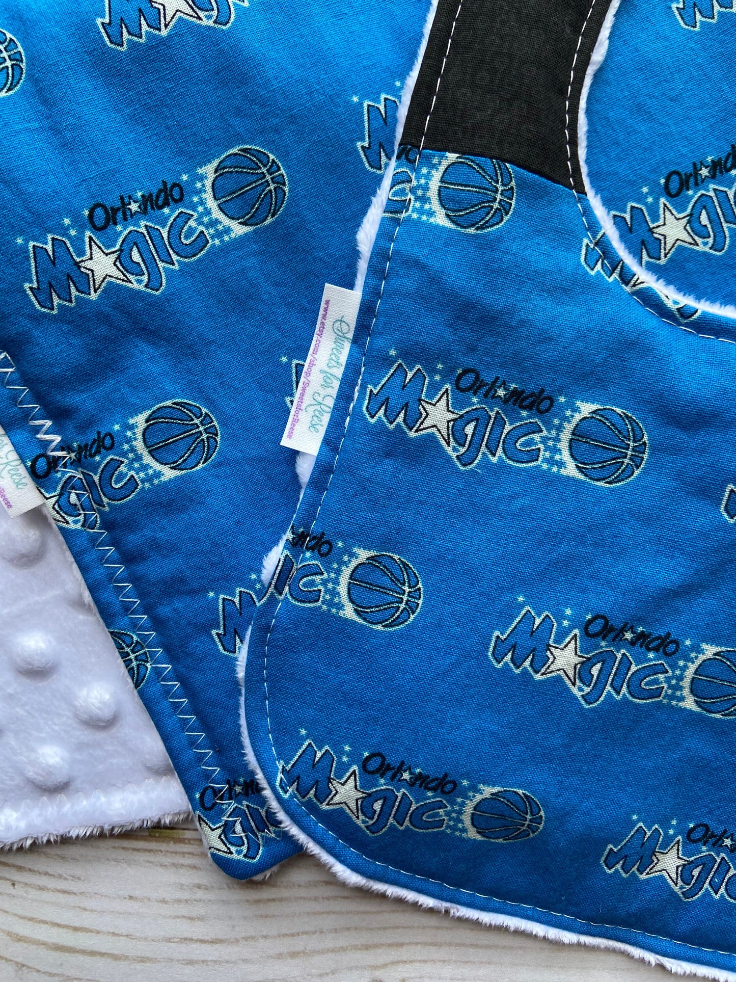 Orlando Magic Basketball Burp Cloth and Bib