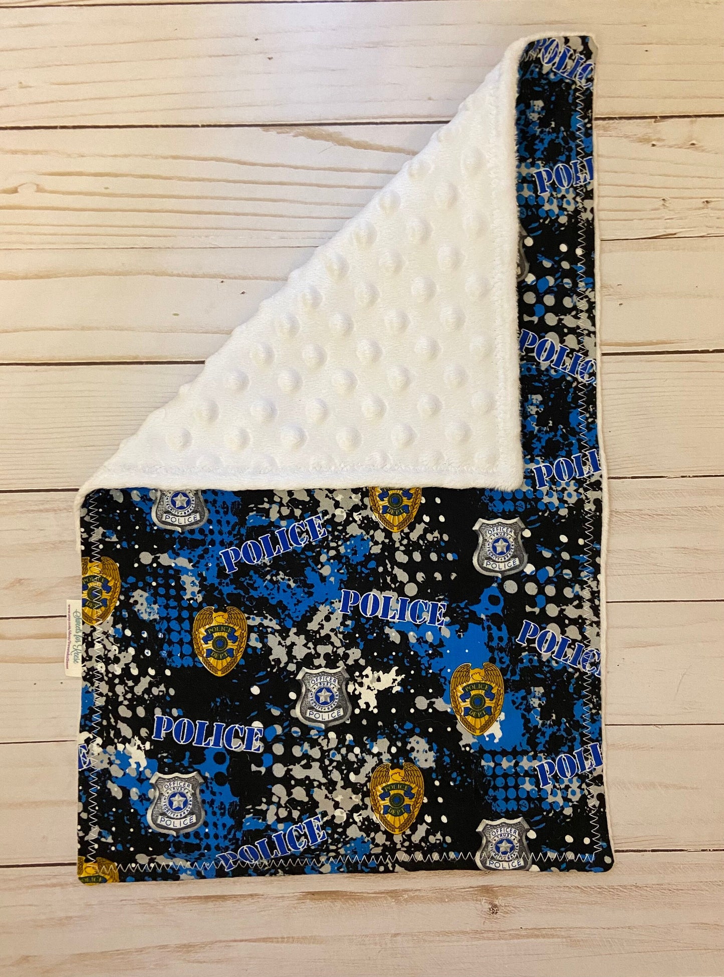 Police Burp Cloth