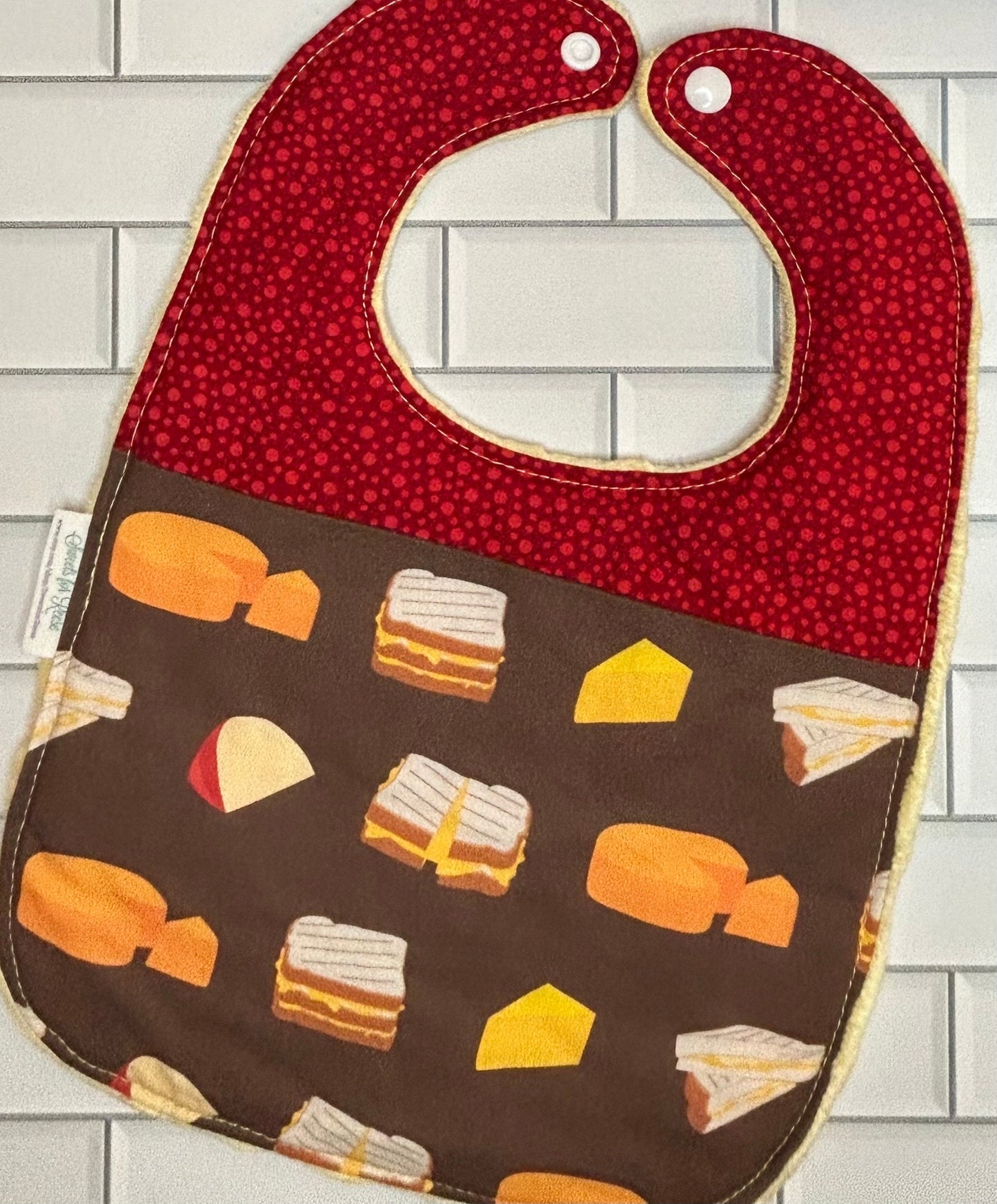 Grilled Cheese Charcuterie Bib (fits up to 24 months)