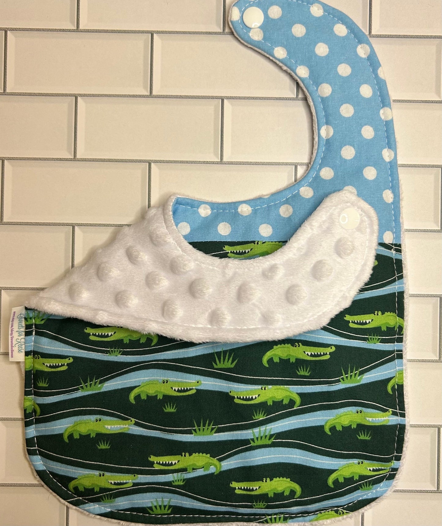Alligators Bib (fits up to 24 months)