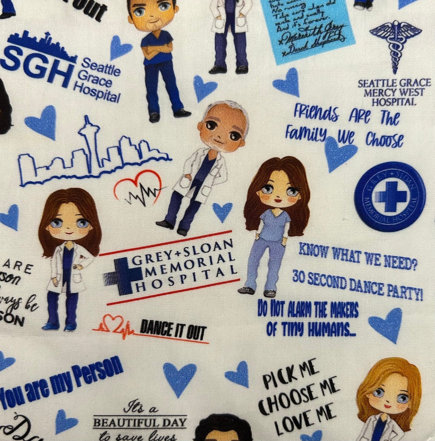 Greys Anatomy Bib (fits up to 24 months)