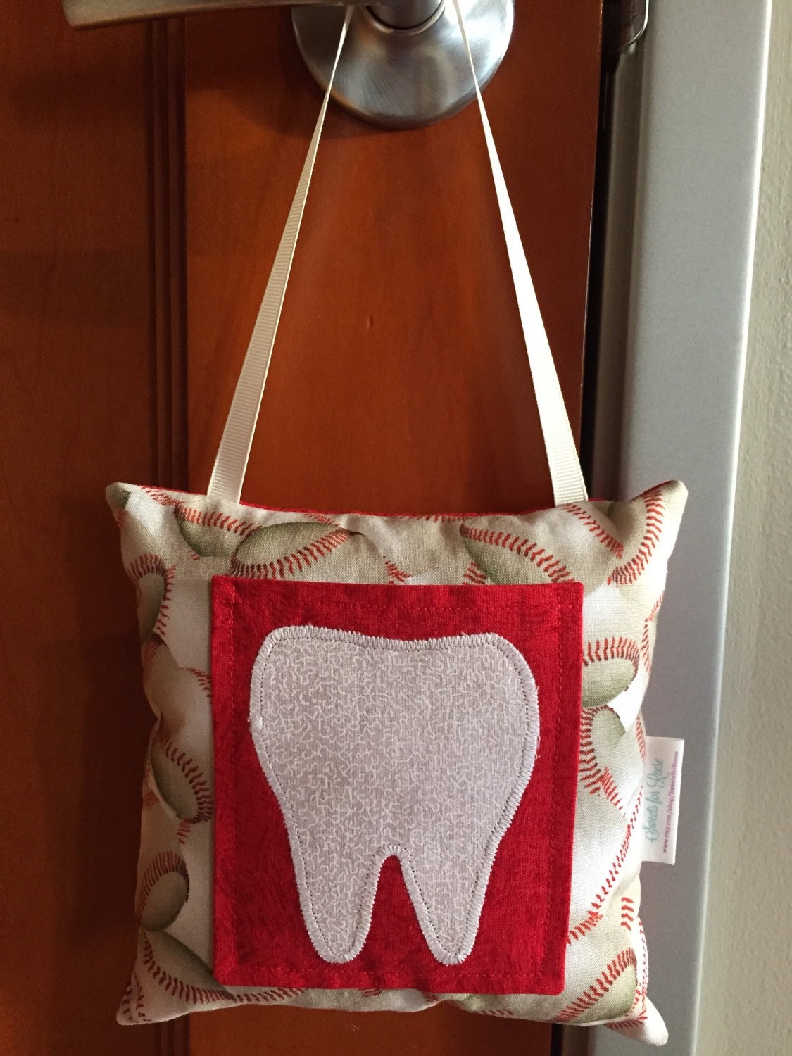 Tooth Fairy Pillow - Baseball