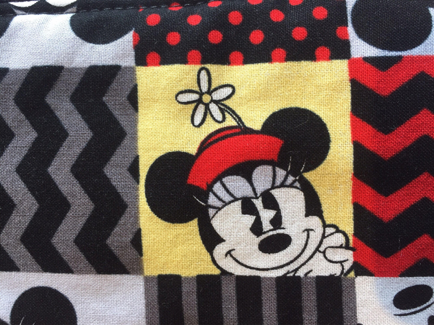 Mickey and Minnie First Birthday Bib