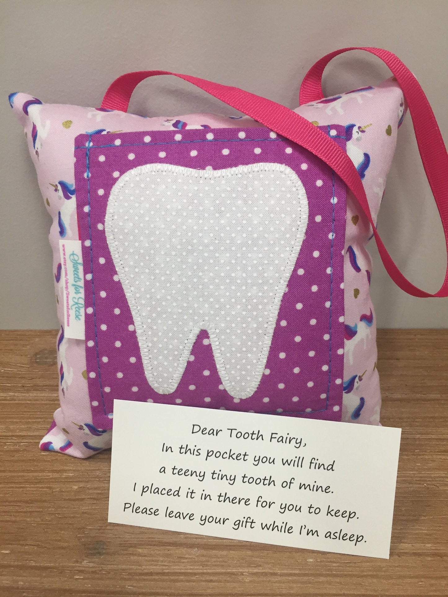 Tooth Fairy Pillow - Unicorns