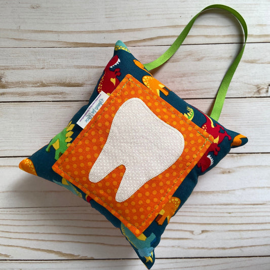 Tooth Fairy Pillow - Dinosaurs