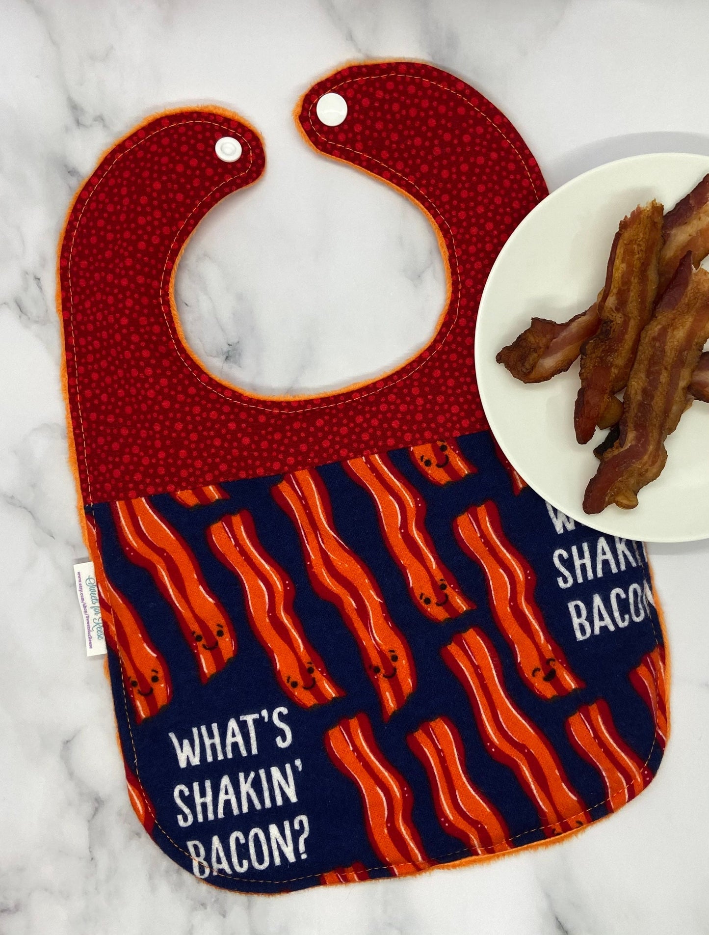 Bacon Bib (fits up to 24 months)