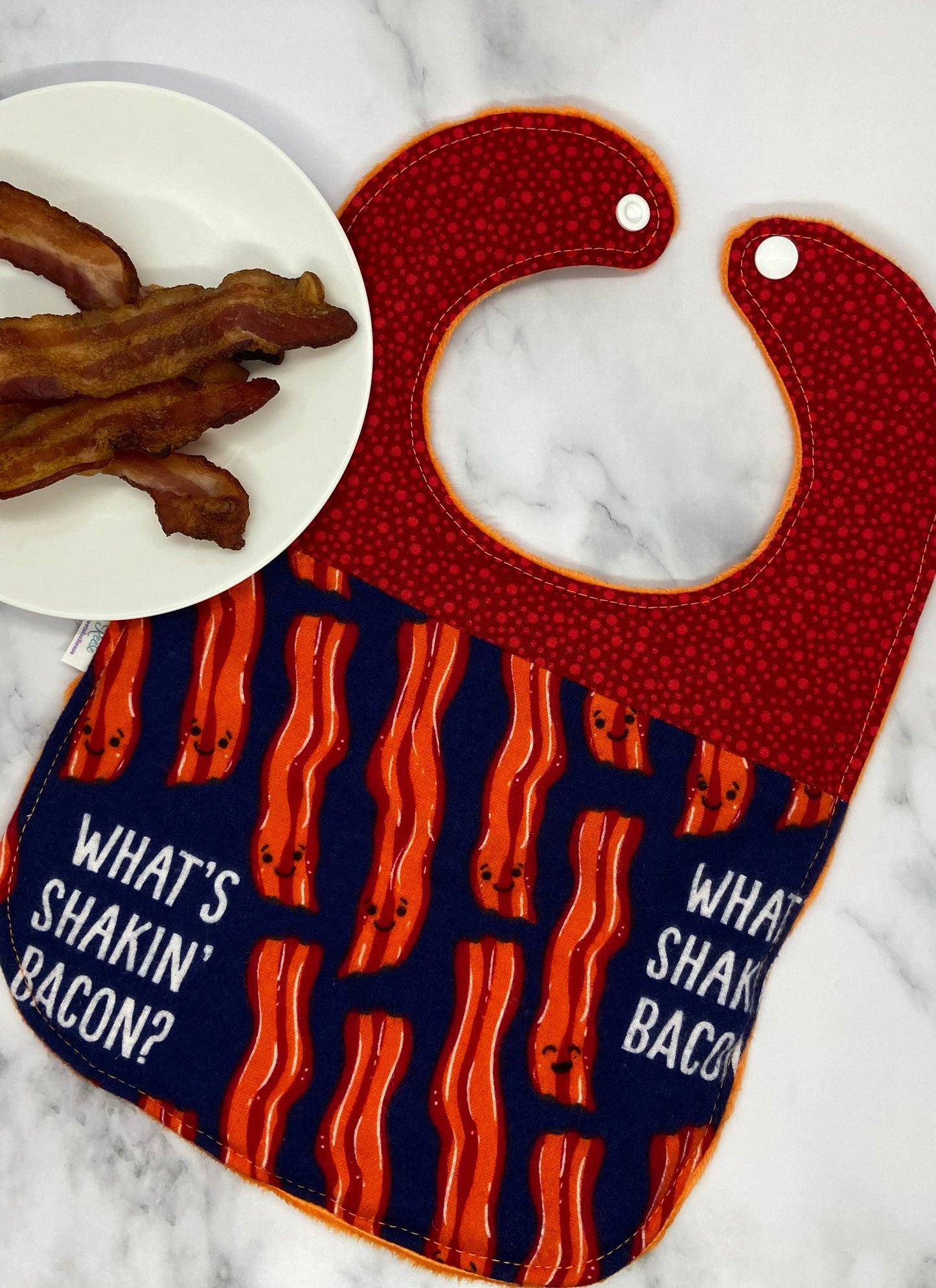 Bacon Bib (fits up to 24 months)