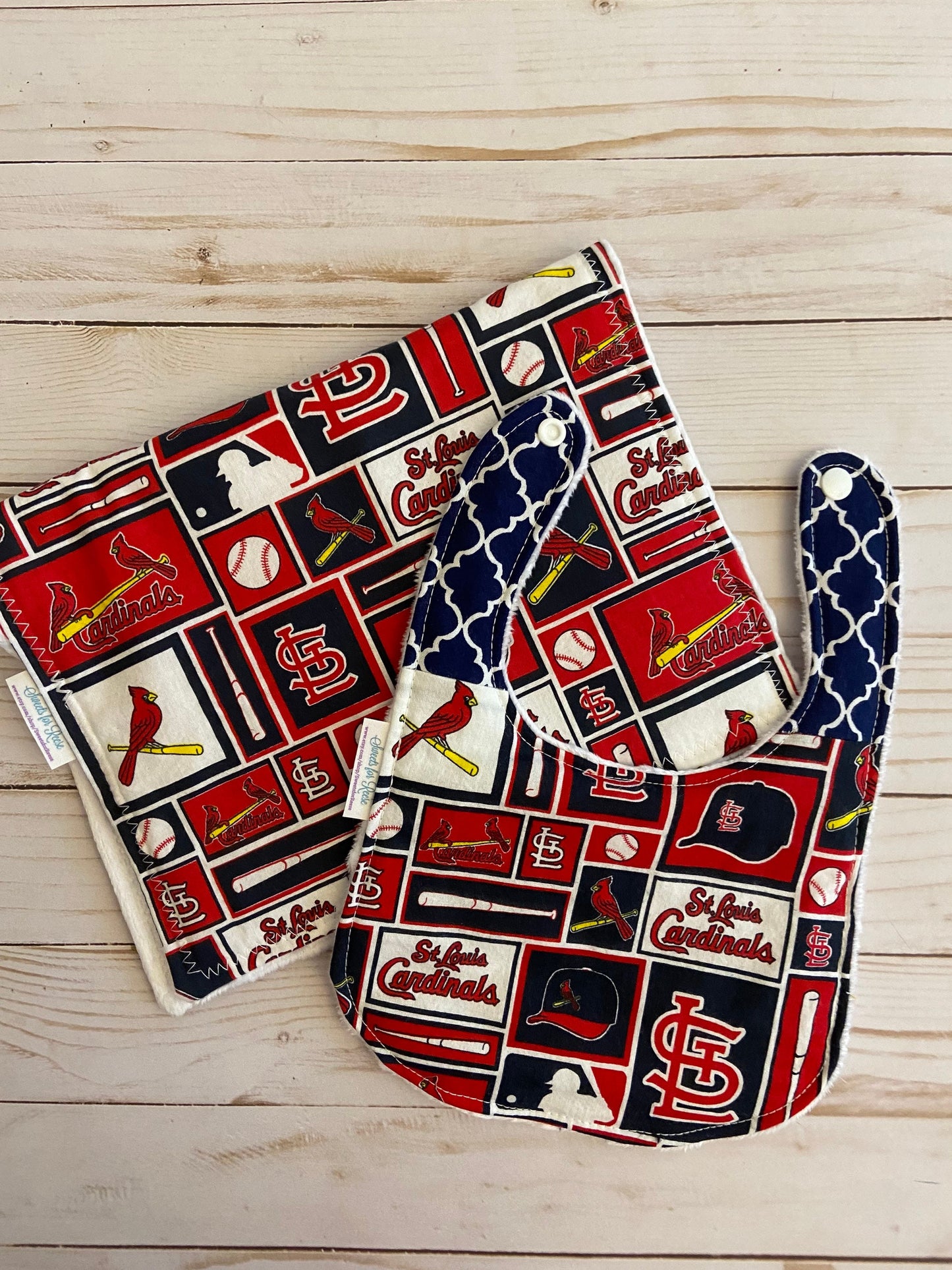 St. Louis Cardinals Burp Cloth and Bib