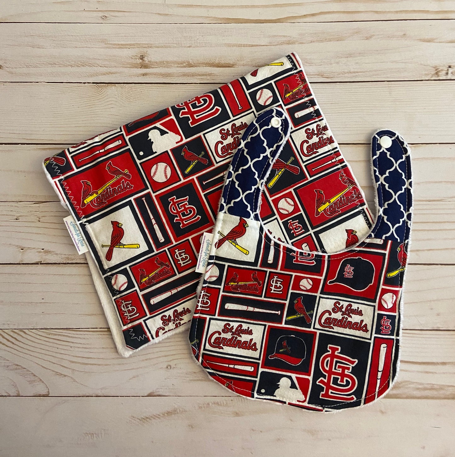 St. Louis Cardinals Burp Cloth and Bib