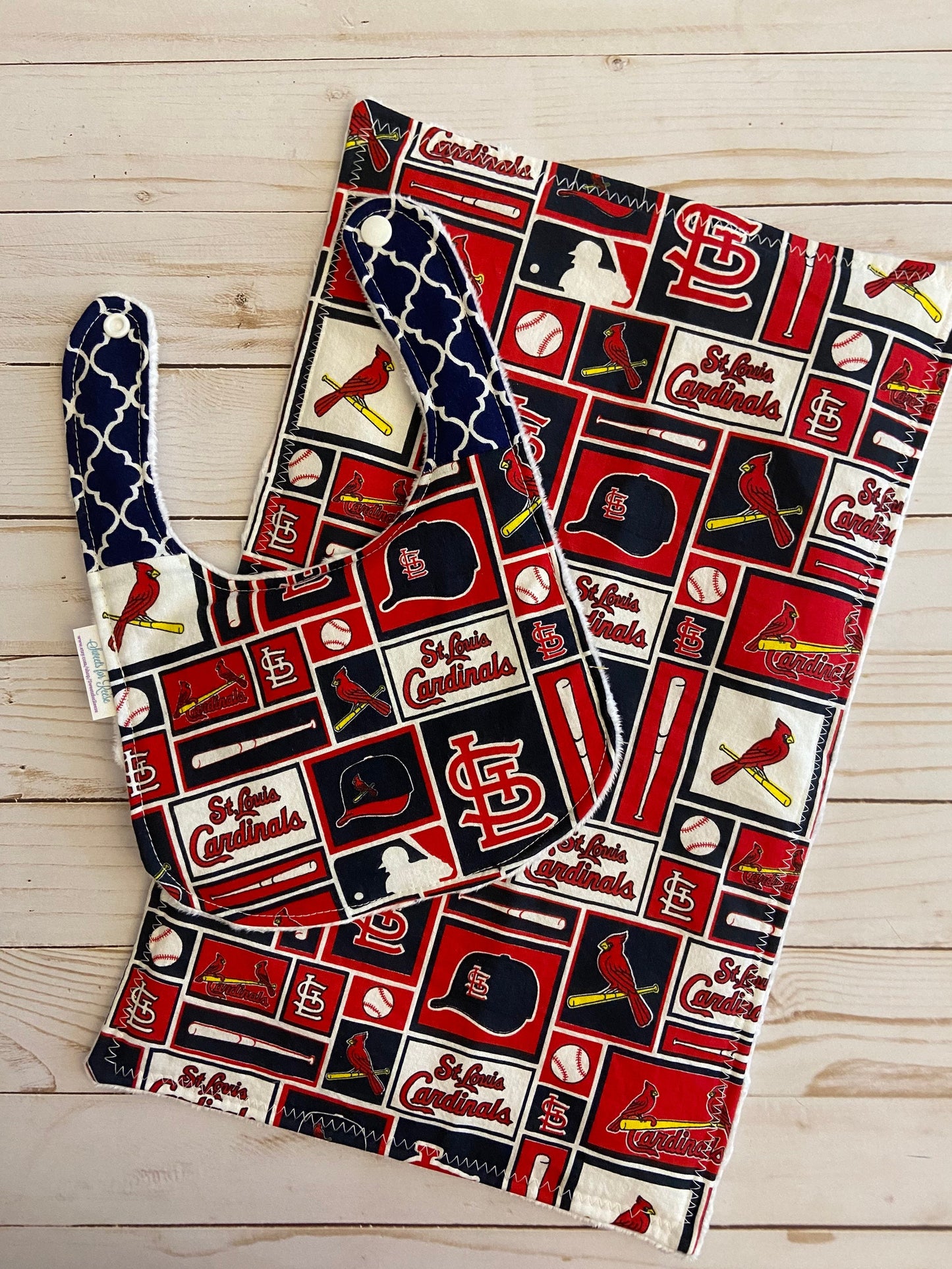St. Louis Cardinals Burp Cloth and Bib