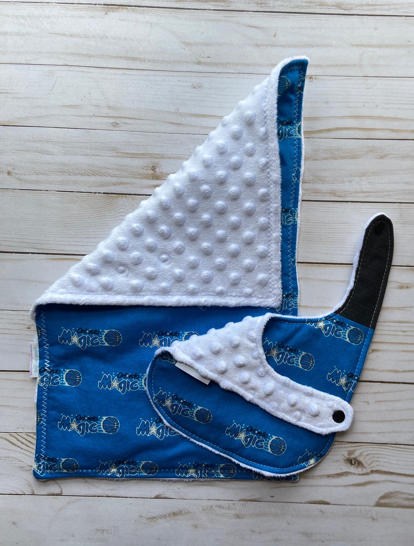Orlando Magic Basketball Burp Cloth and Bib