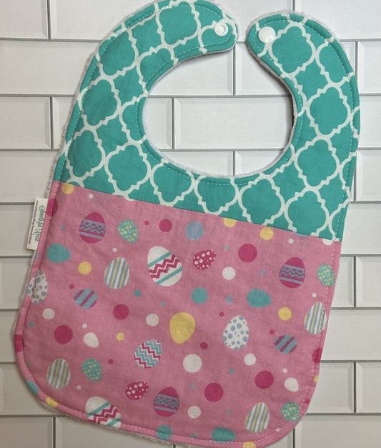 Easter Eggs Toddler Bib (fits up to 24 months)